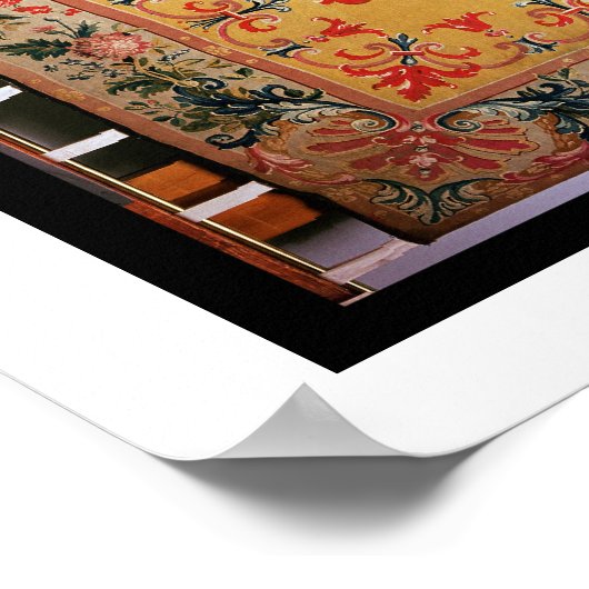 Bosbouw, jaren 1720 (textiel) poster (Hoek)