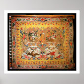 Bosbouw, jaren 1720 (textiel) poster (Voorkant)