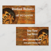 Bosbouw Mechanica Visitekaartje (Voorkant / Achterkant)