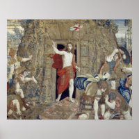 Bosbouw met de weergave van het herstel van de Chr