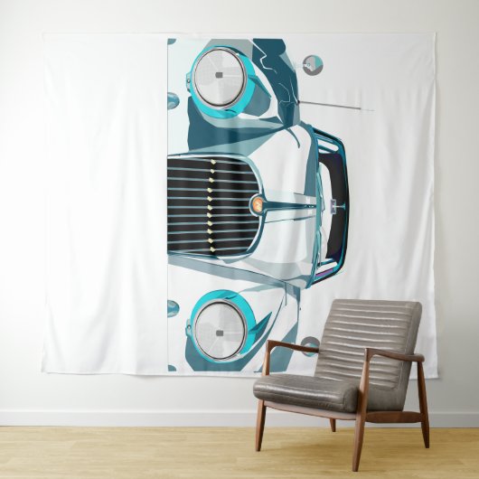 Bosbouw op pieptoon wandkleed (In Situ (horizontaal))