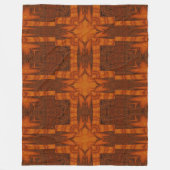 Bosbouw op Theia 126 Fleece Deken (Voorkant)