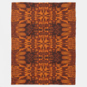 Bosbouw op Theia 180 Fleece Deken (Voorkant)