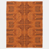 Bosbouw op Theia 247 Fleece Deken (Voorkant)