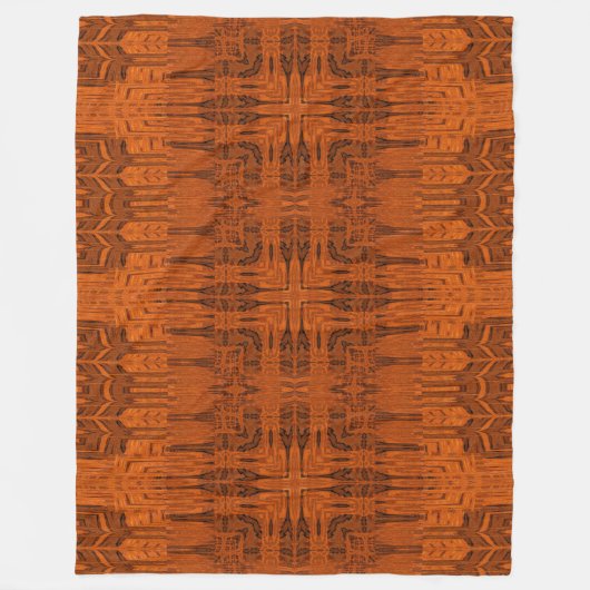 Bosbouw op Theia 294 Fleece Deken (Voorkant)