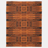 Bosbouw op Theia 296 Fleece Deken (Voorkant)