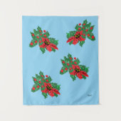 Bosbouw : Poinsettia Wandkleed (Voorkant)