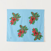 Bosbouw : Poinsettia Wandkleed (Voorkant (horizontaal))