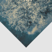  bosbouw tegen grijze hemel tissuepapier (Detail)