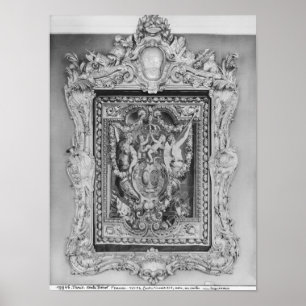 Bosbouw van wapenschilden van de Franse koninklijk Poster