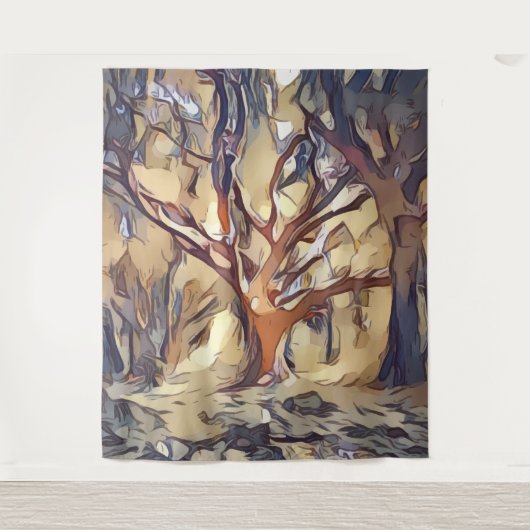 Bosbouw Wandkleed (Voorkant)