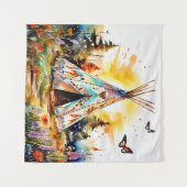 Bosbouw Wandkleed (Voorkant (horizontaal))