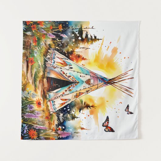 Bosbouw Wandkleed (Voorkant (horizontaal))