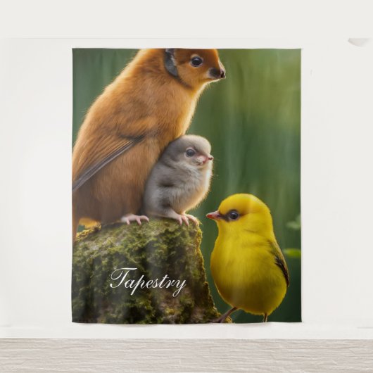 Bosbouw Wandkleed (Voorkant)