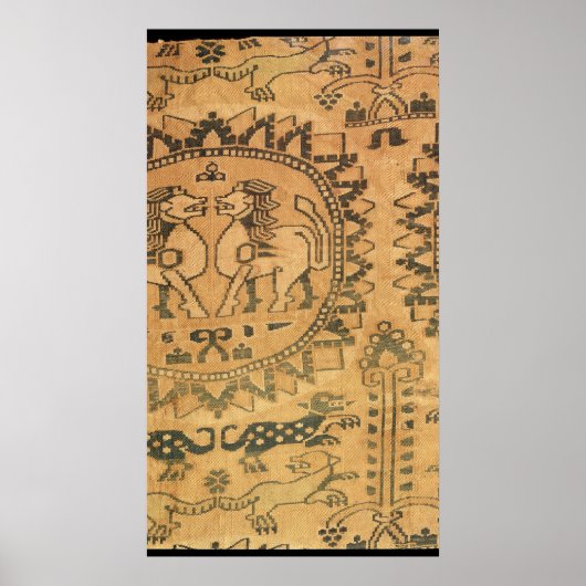 Bosbouw, Western-Aziatisch, 7e tot 8e eeuw Poster (Voorkant)