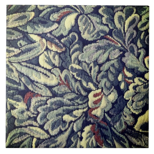 Bosbouwbladeren Keramische Tegel Tegeltje (Voorkant)