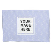 Bosbouwblauw bloemkool fotografie van de lavendel kussensloop (Voorkant)