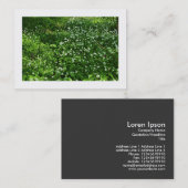 Bosbouwbloemen (Gegreneerd) Visitekaartje (Voorkant / Achterkant)