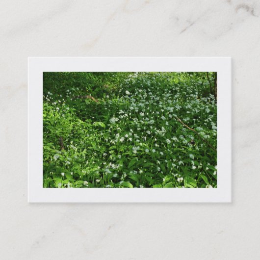 Bosbouwbloemen (Gegreneerd) Visitekaartje (Voorkant)