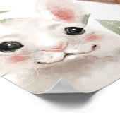 Bosbouwbossen baby shower welkom bord poster (Hoek)