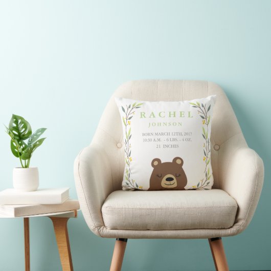 Bosbouwbossen — Beer Nursery Pillow Kussen (Stoel)