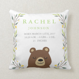 Bosbouwbossen — Beer Nursery Pillow Kussen