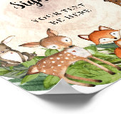 Bosbouwbossen Poster (Hoek)