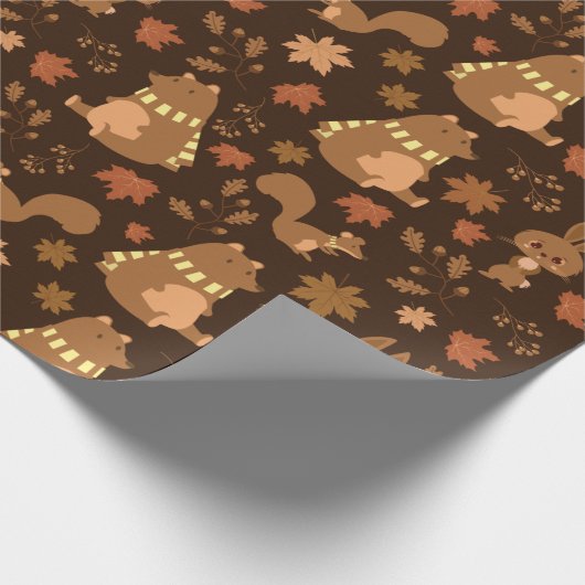 Bosbouwcraten Cadeaupapier (Hoek)