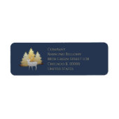 Bosbouwdienst Etiket (Voorkant)