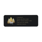 Bosbouwdienst Etiket (Voorkant)