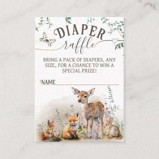 Bosbouwdieren graafmachine informatiekaartje (Voorkant)