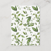 Bosbouwdieren groenbos Shower-boeken Informatiekaartje (Achterkant)