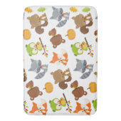 Bosbouwdieren, Herfsten Badmat (Voorkant Verticaal)