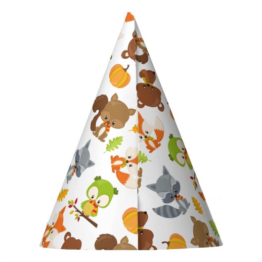 Bosbouwdieren, Herfsten Feesthoedjes (Achterkant)