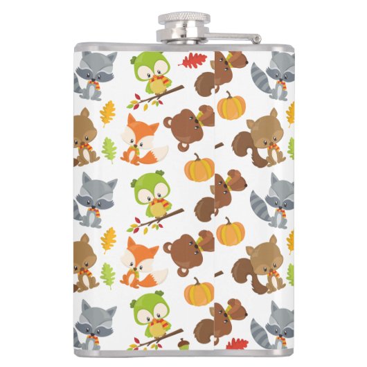 Bosbouwdieren, Herfsten Heupfles (Achterkant)