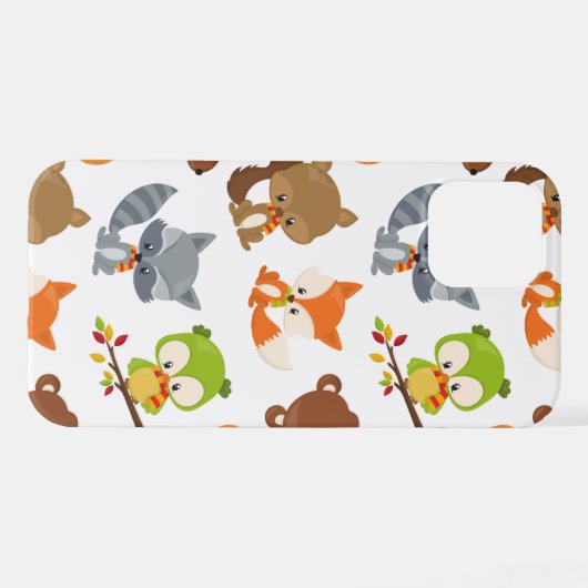 Bosbouwdieren, Herfsten iPhone Hoesje (Achterkant horizontaal)