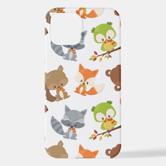 Bosbouwdieren, Herfsten iPhone Hoesje (Achterkant)