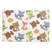 Bosbouwdieren, Herfsten Kussensloop (Achterkant)