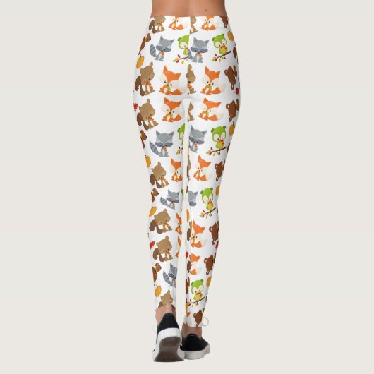 Bosbouwdieren, Herfsten Leggings (Achterkant)