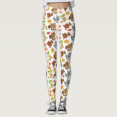 Bosbouwdieren, Herfsten Leggings (Voorkant)