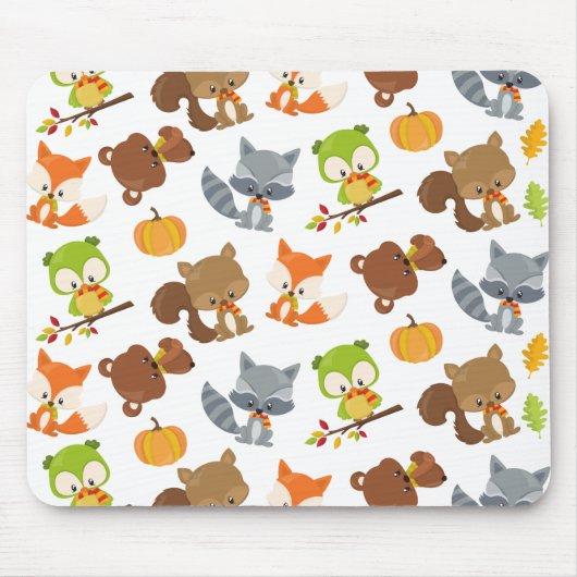 Bosbouwdieren, Herfsten Muismat (Voorkant)