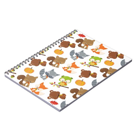 Bosbouwdieren, Herfsten Notitieboek (Linkerzijde)