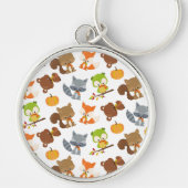 Bosbouwdieren, Herfsten Sleutelhanger (Voorkant)