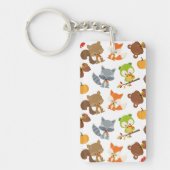 Bosbouwdieren, Herfsten Sleutelhanger (Voorkant)