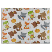 Bosbouwdieren, Herfsten Snijplank (Voorkant)