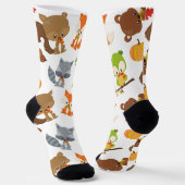 Bosbouwdieren, Herfsten Sokken (Gebogen)