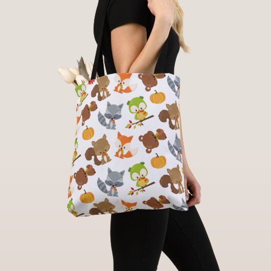 Bosbouwdieren, Herfsten Tote Bag (Dichtbij)