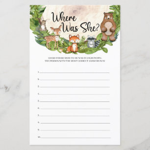 Bosbouwdieren houten slipje groen Waar was ze?