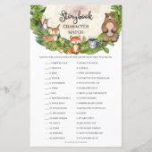 Bosbouwdieren houten Storybook Character Match (Voorkant)