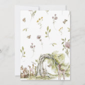 Bosbouwdieren in de Girl-bossen Kaart (Achterkant)